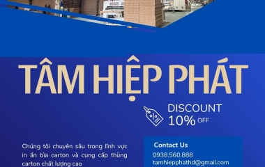 Bảng báo giá tổng hợp các loại sản phẩm carton tại tamhiepphat.com