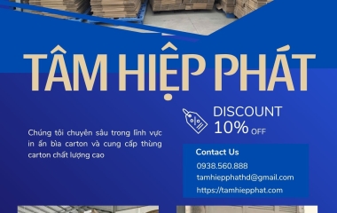 Hộp carton giá sỉ cho shop online tại TP.HCM