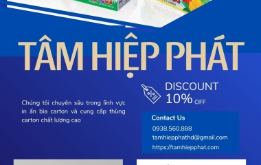 Báo giá in Offset thùng carton nhiều màu theo yêu cầu